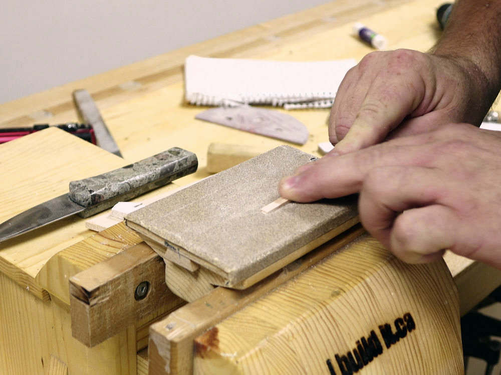 sanding the spring